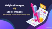 Learn what Doctor Genius suggests when using original images vs stock images